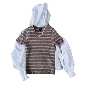 Art Class Girls Shirt & Zip Up Hoodie Bundle Size Medium (7/8)